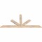 Ekena Millwork Saratoga Smooth Timber Gable Bracket, Douglas Fir, 60"W x 27"H x 1 1/2"D x 3 1/2"F, 11/12 Pitch GBW060X27X0204SAR00SDF - alternate 2